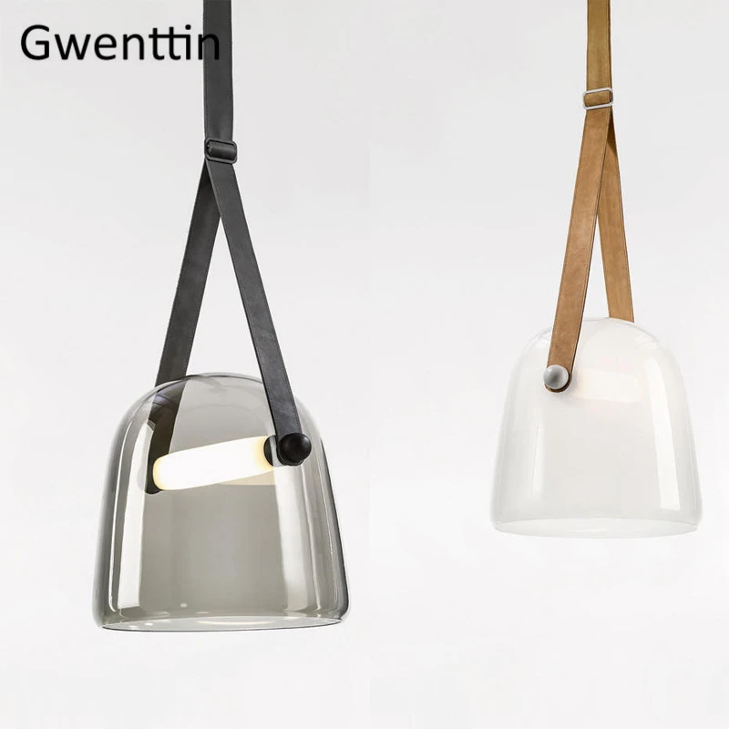 Kitchen Appliances In White - Modern Mona Glass Pendant Lights Led