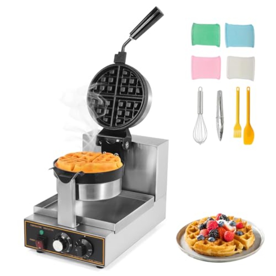 Waffle Iron Belgian - Commercial Thick Belgian Waffle Maker with