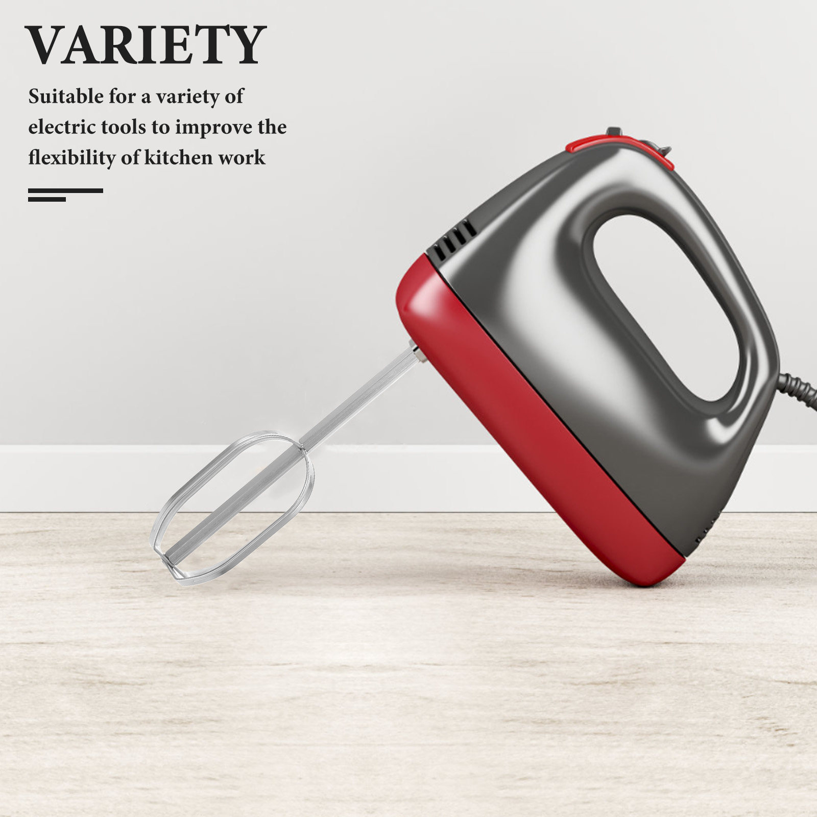 Hand Mixer Electric - Stainless Steel Electric Meat Mixer Beater