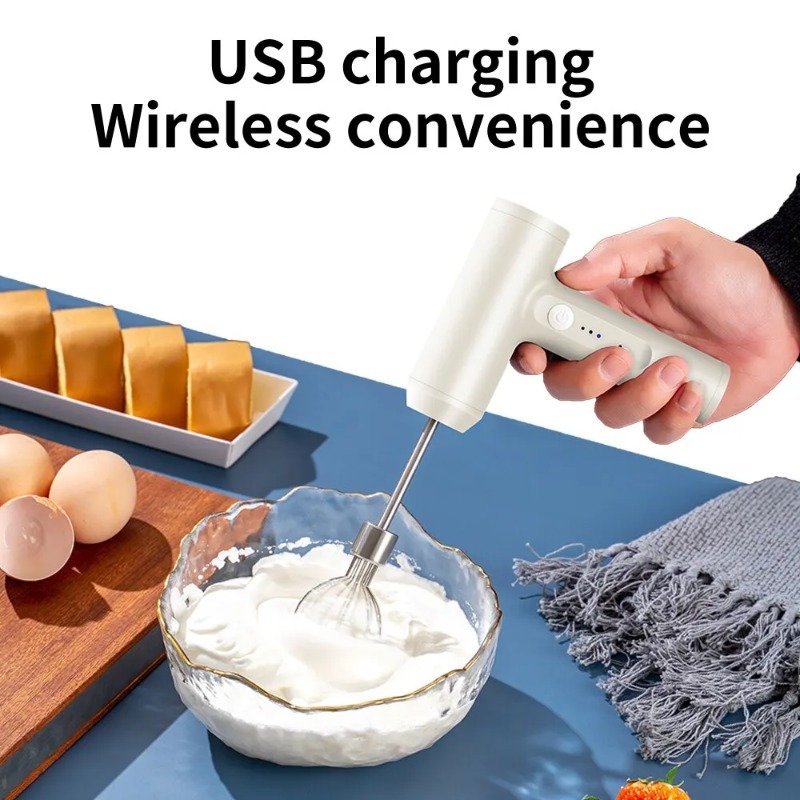 Hand Mixer Electric - 1 PCS Wireless Electric Food Mixer