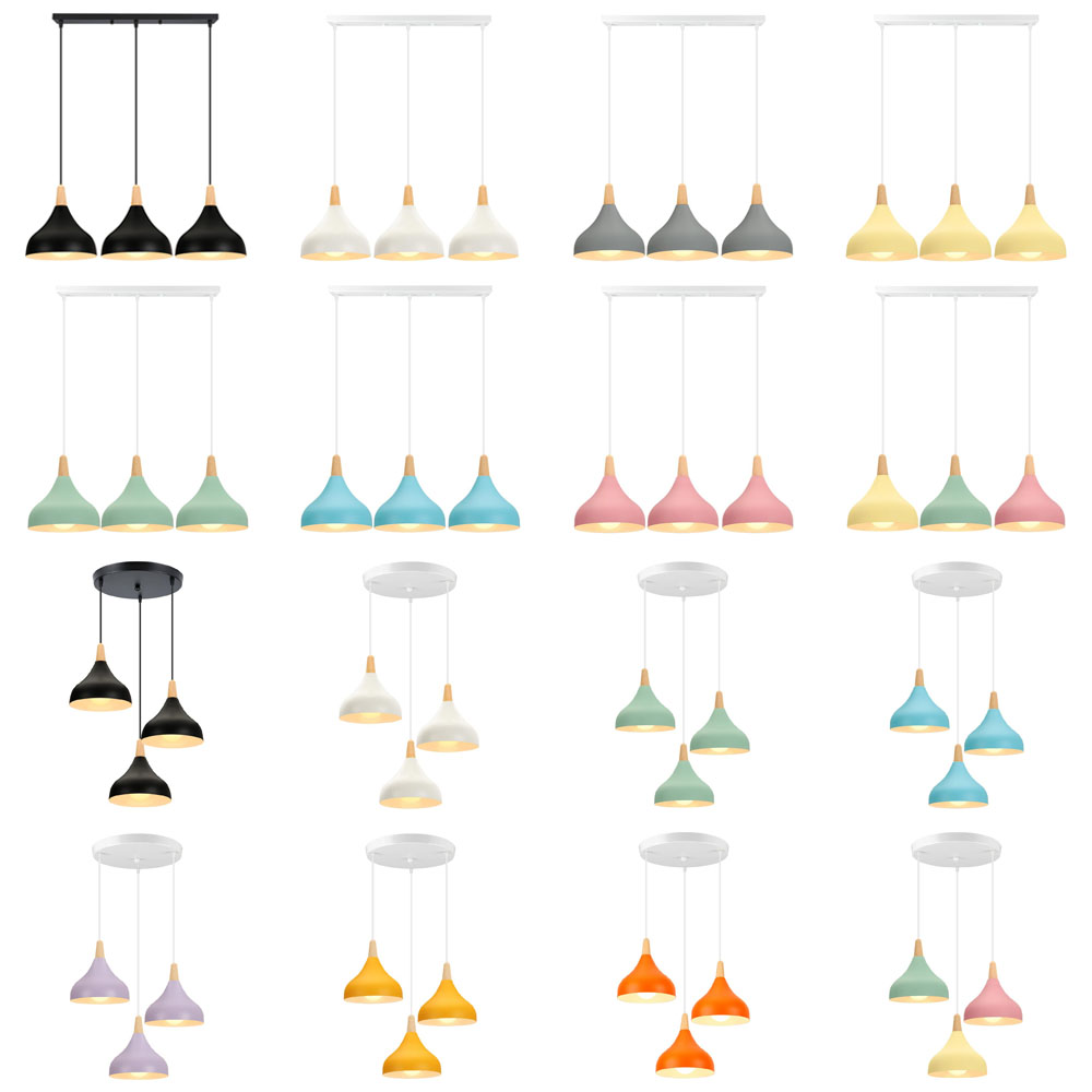 Nordic Wood LED Pendant Lights - Kitchen Appliances In White のレビューと価格