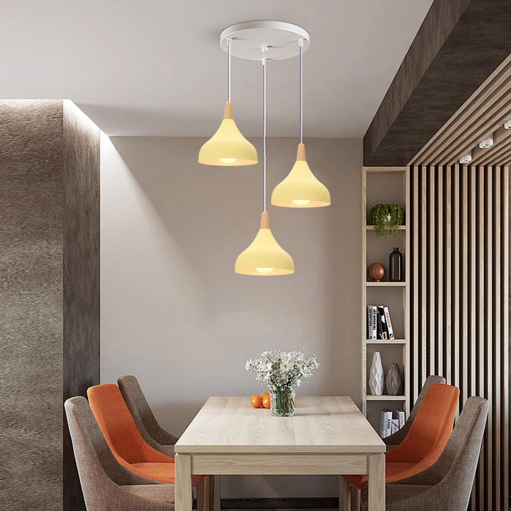 Nordic Wood LED Pendant Lights - Kitchen Appliances In White のレビューと価格