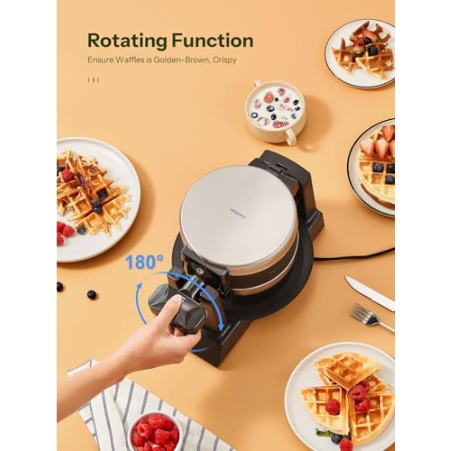 Classic Waffle Iron Double Bel - Waffle Iron Belgian のレビューと価格