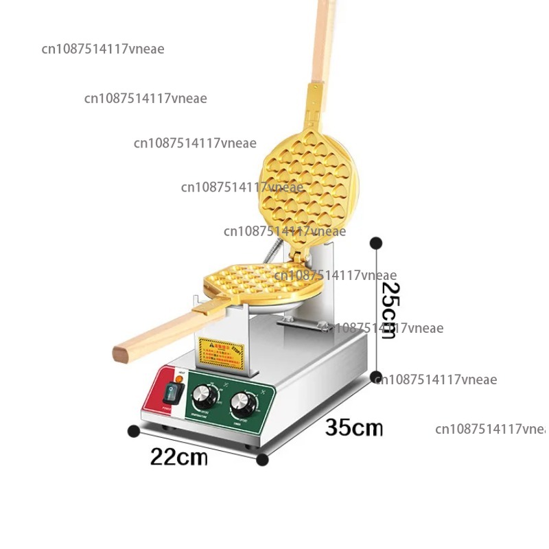 Commercial Heart Shape Belgian - Waffle Iron Belgian のレビューと価格