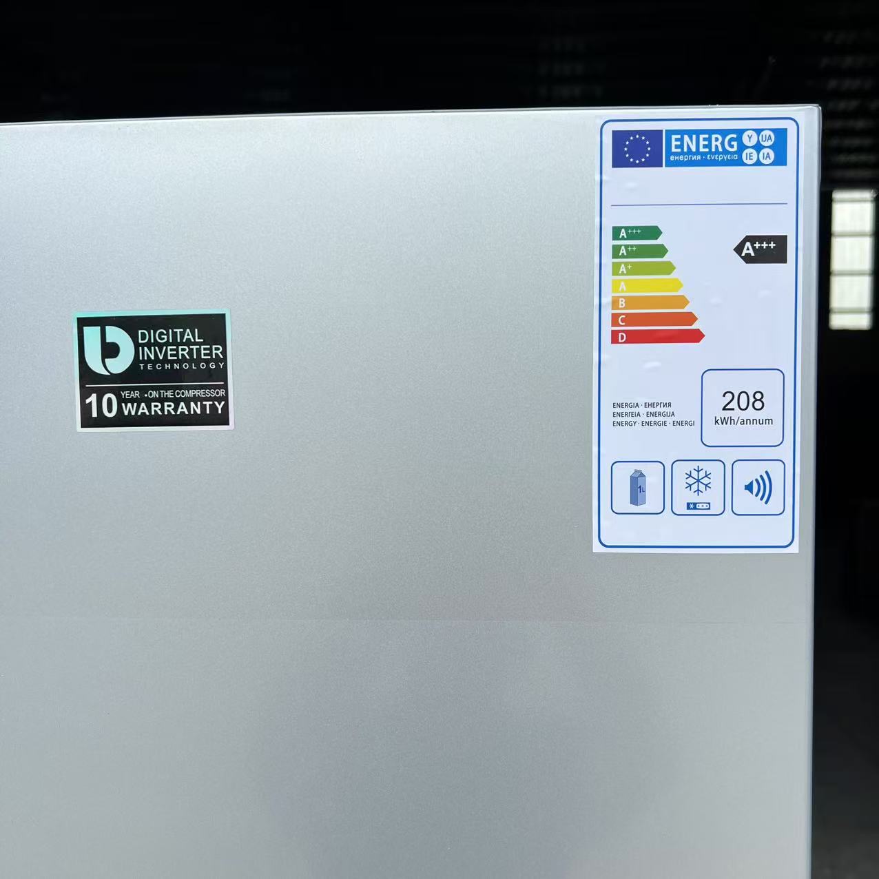 250L Vertical 3 Door Fridge Si - Kitchen Appliances Direct のレビューと価格