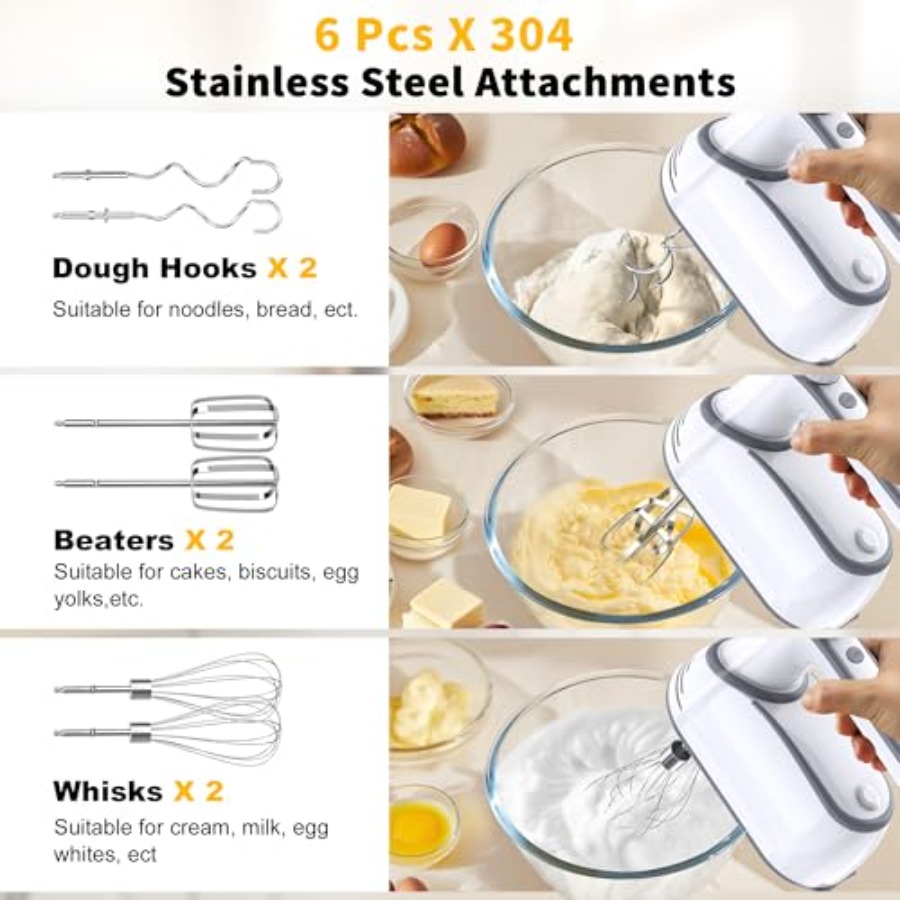 Cordless Electric Hand Mixer 1 - Hand Mixer Electric のレビューと価格