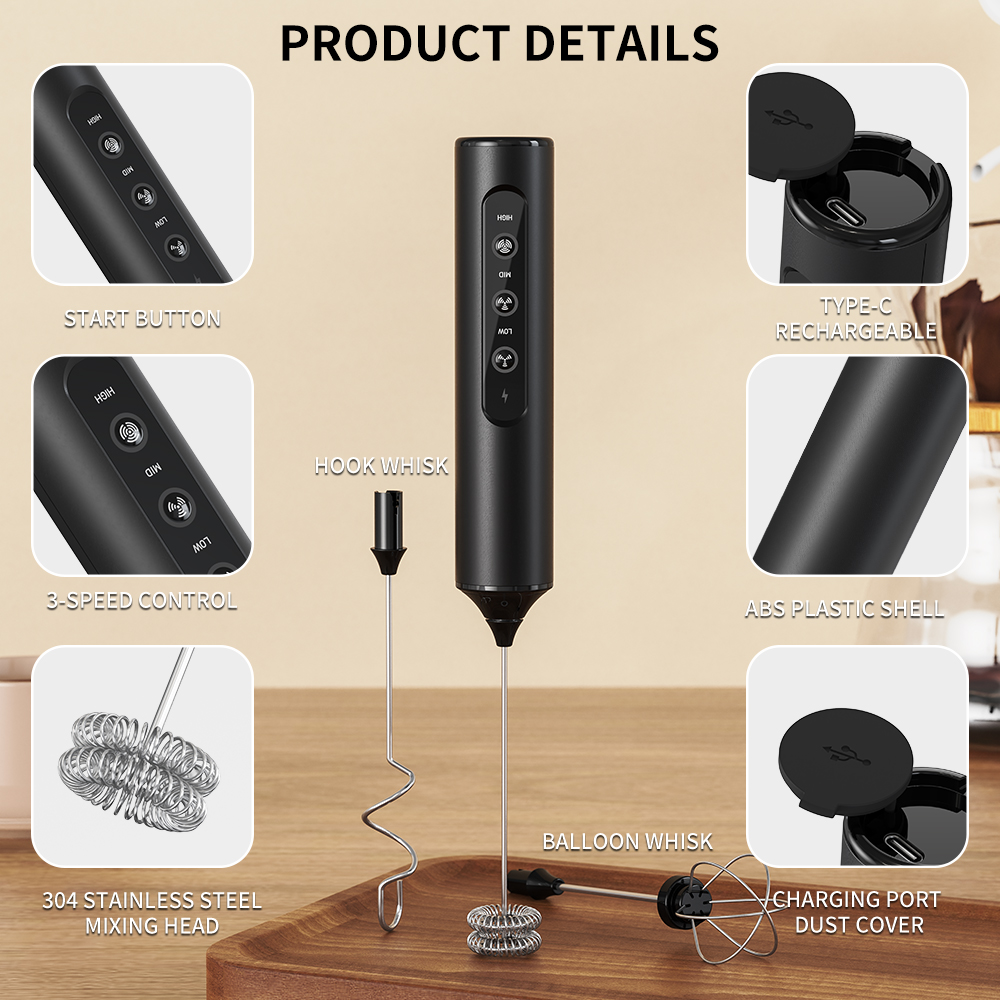 3 in 1 Electric Handheld Milk  - Hand Mixer Electric のレビューと価格
