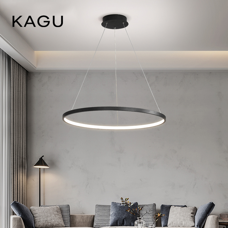 Modern Round LED Chandelier Bl - Kitchen Appliances In White のレビューと価格