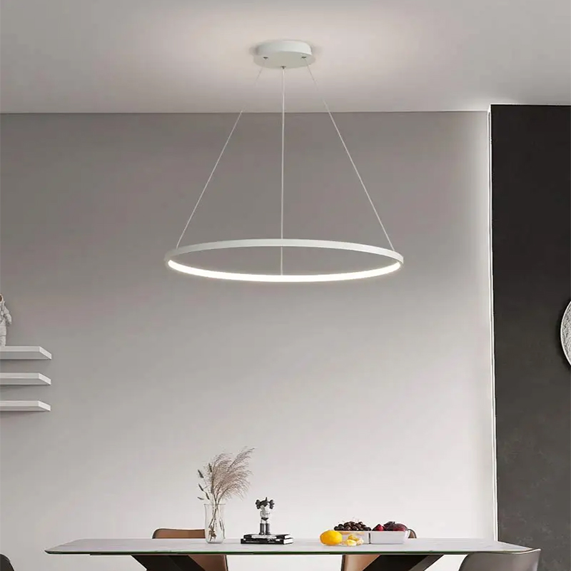 Modern Round LED Chandelier Bl - Kitchen Appliances In White のレビューと価格
