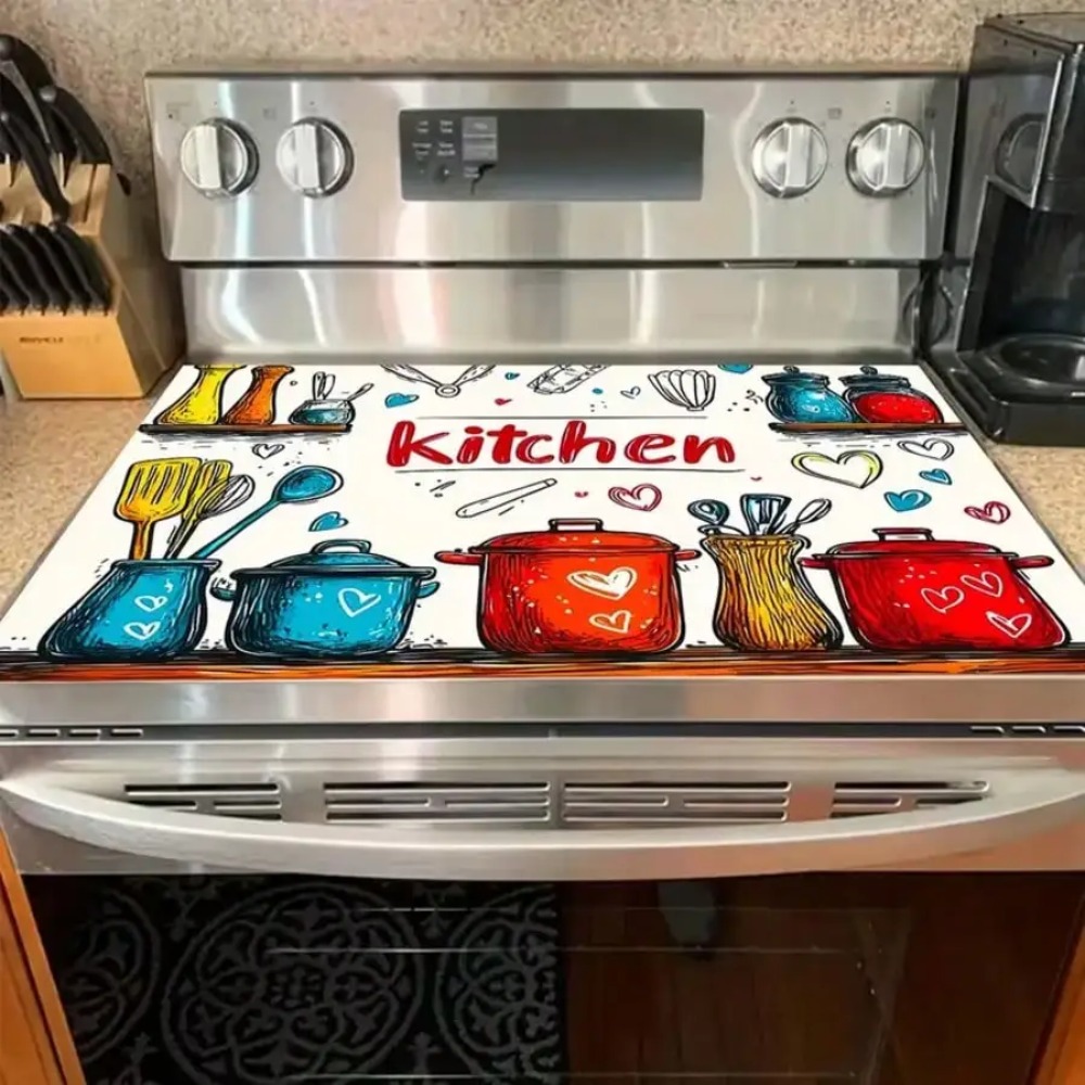 1pc Kitchen Stove Cover Protec - Kitchen Appliances Electric Stove のレビューと価格