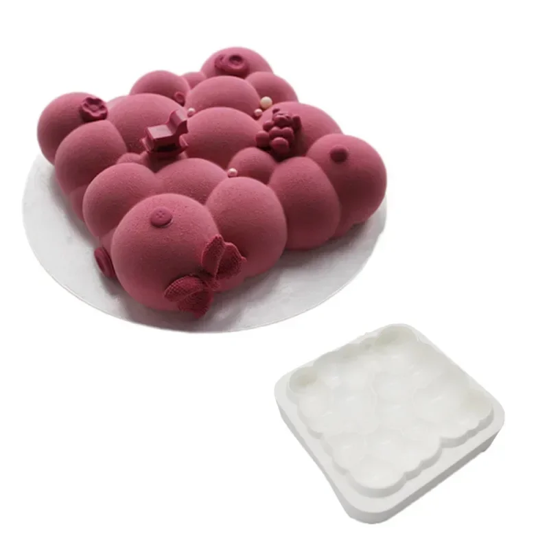 3D Square Cloud Shaped Silicon - Kitchen Appliances In White のレビューと価格