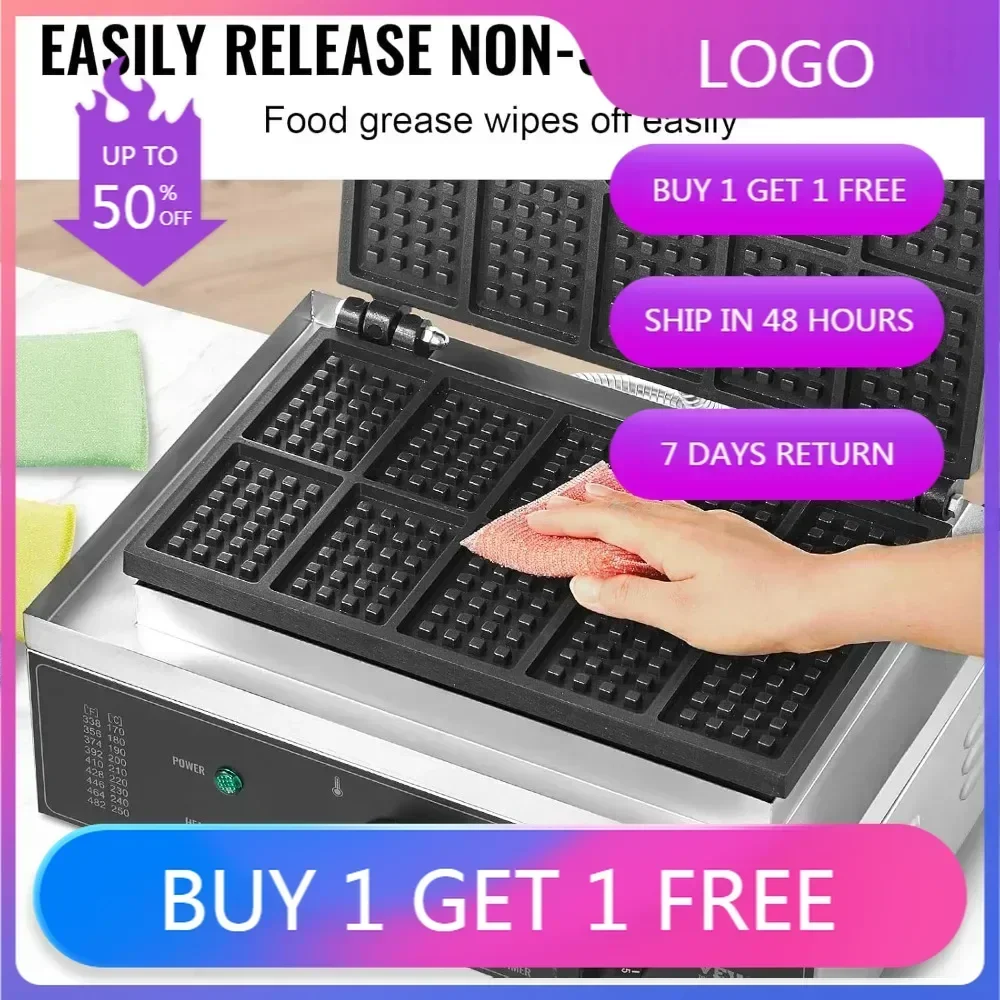 BestsellerVEVOR Premium Waffle - Waffle Iron Belgian のレビューと価格