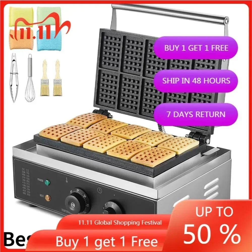 BestsellerVEVOR Premium Waffle - Waffle Iron Belgian のレビューと価格