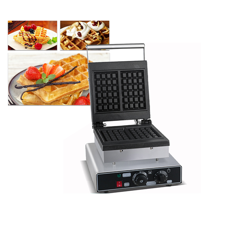 Non-Stick Waffle Maker Square  - Waffle Iron Belgian のレビューと価格