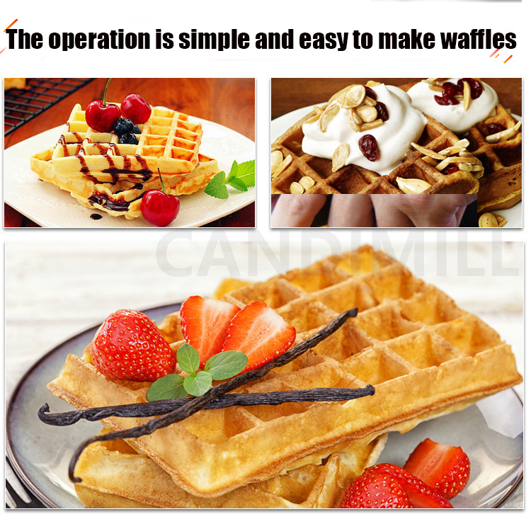Non-Stick Waffle Maker Square  - Waffle Iron Belgian のレビューと価格