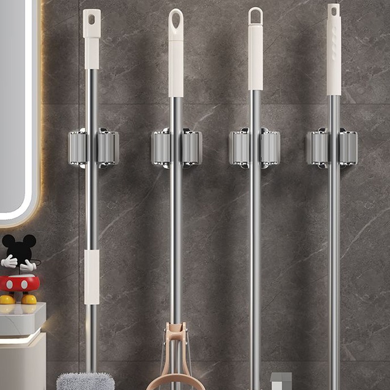 1-10Pcs Mop Broom Holder Wall  - Kitchen Appliances Holder のレビューと価格