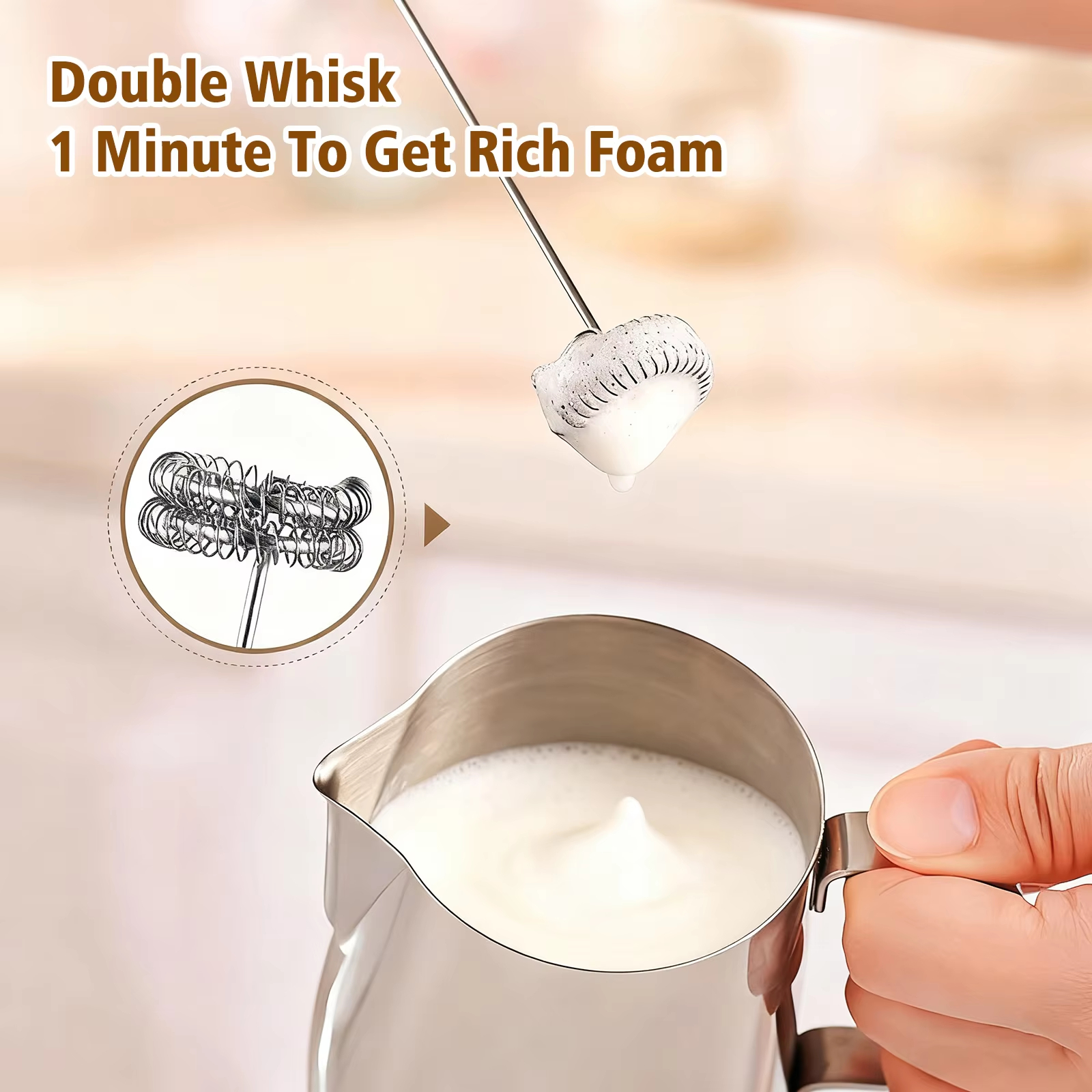 Wireless electric milk mixer - - Hand Mixer Electric のレビューと価格