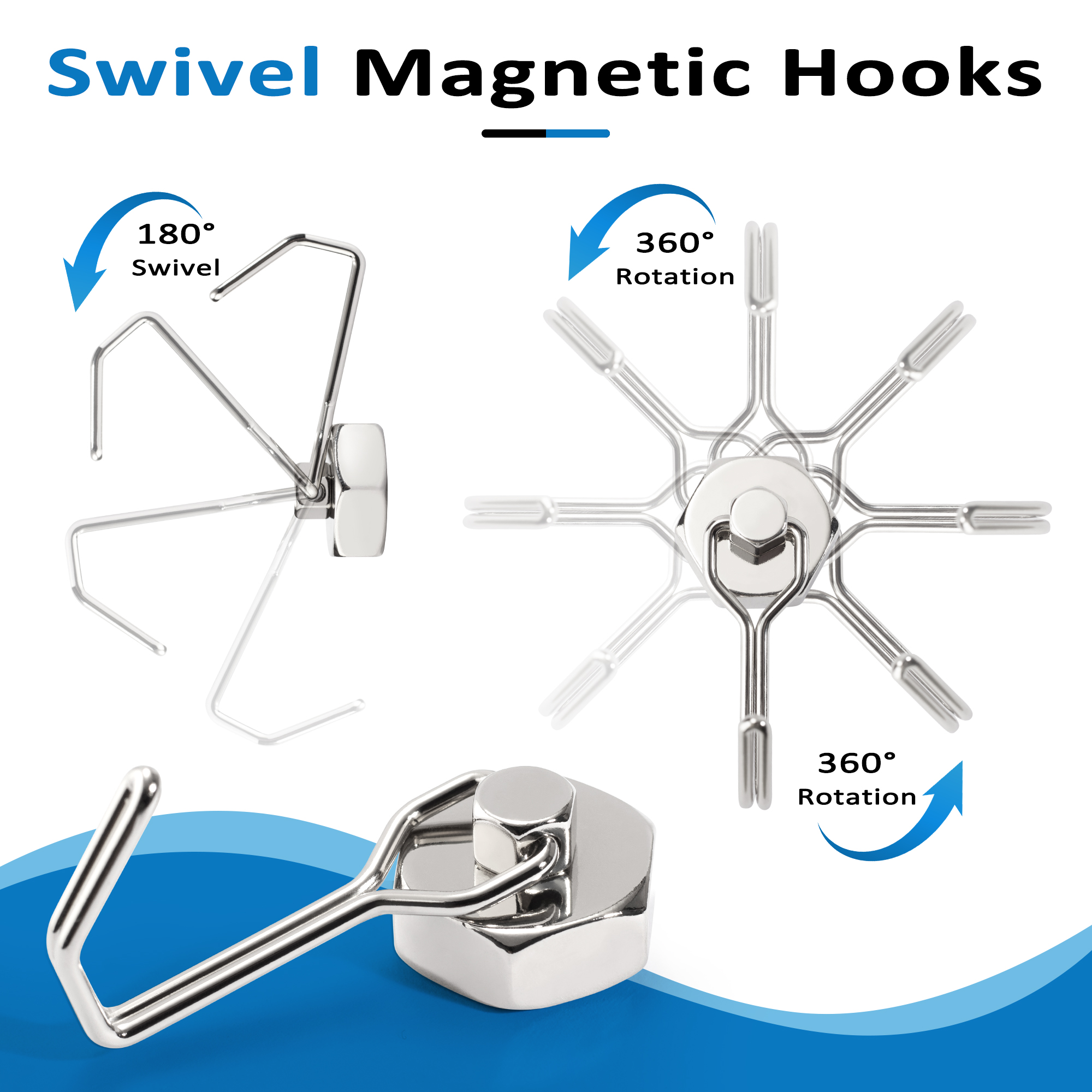2PCS Strong Magnetic Hooks Sto - Kitchen Appliances Holder のレビューと価格