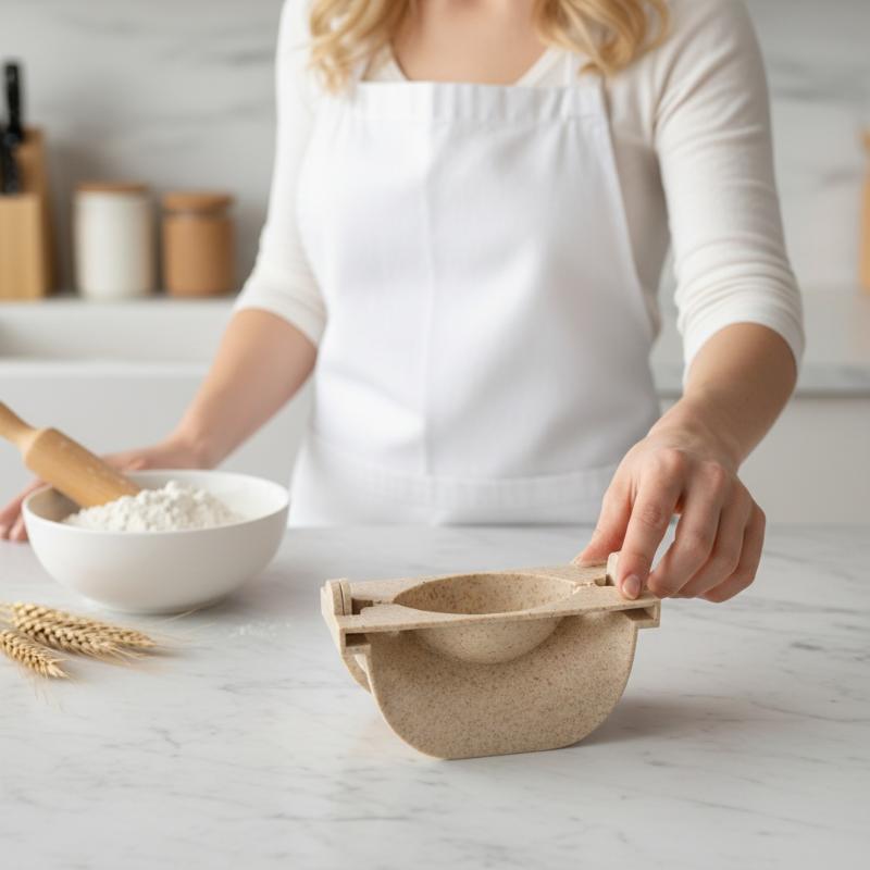 Manual Wheat Straw Dumpling Mo - Kitchen Appliances Holder のレビューと価格
