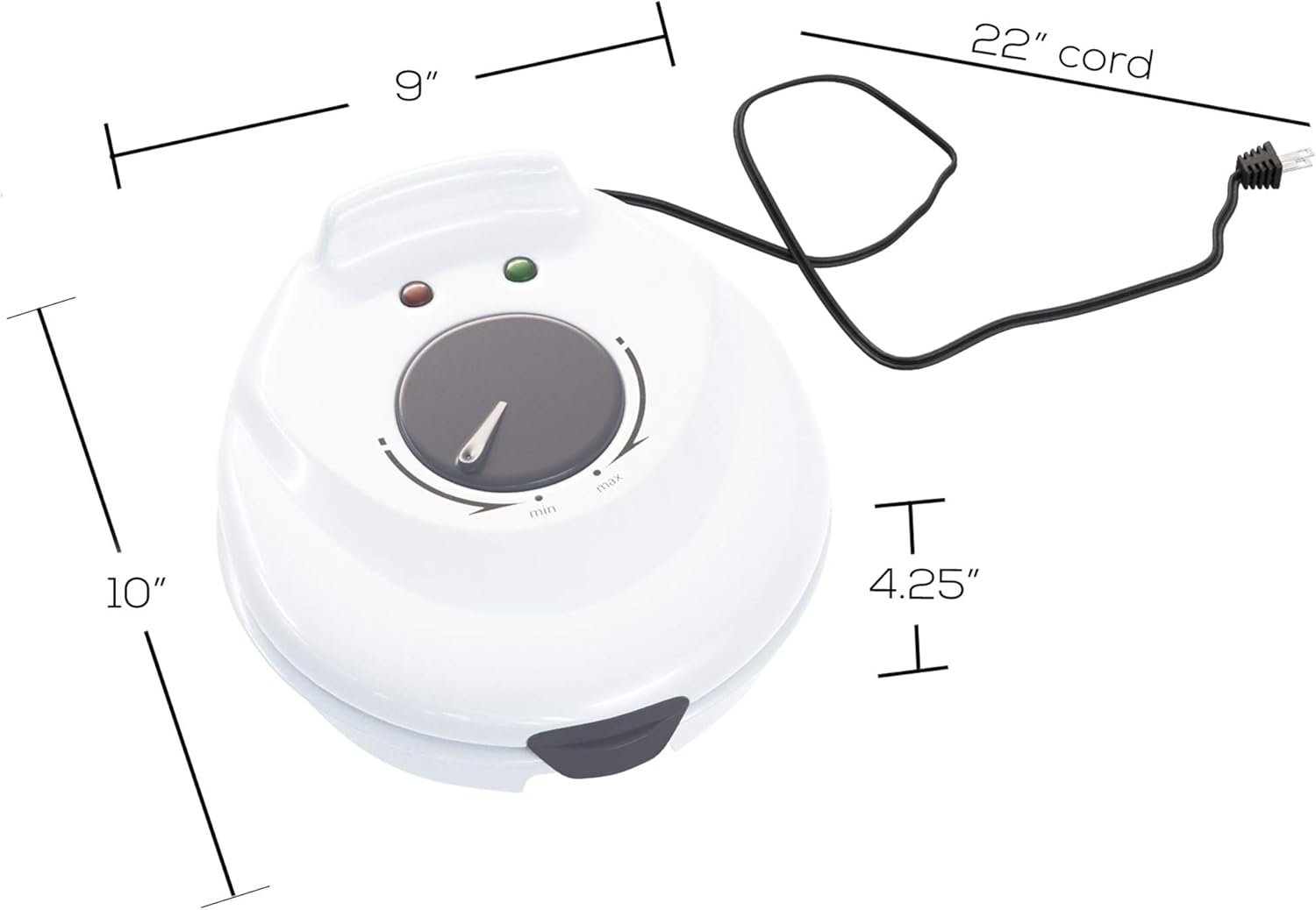 Electric Waffle Cone Maker wit - Kitchen Appliances In White のレビューと価格