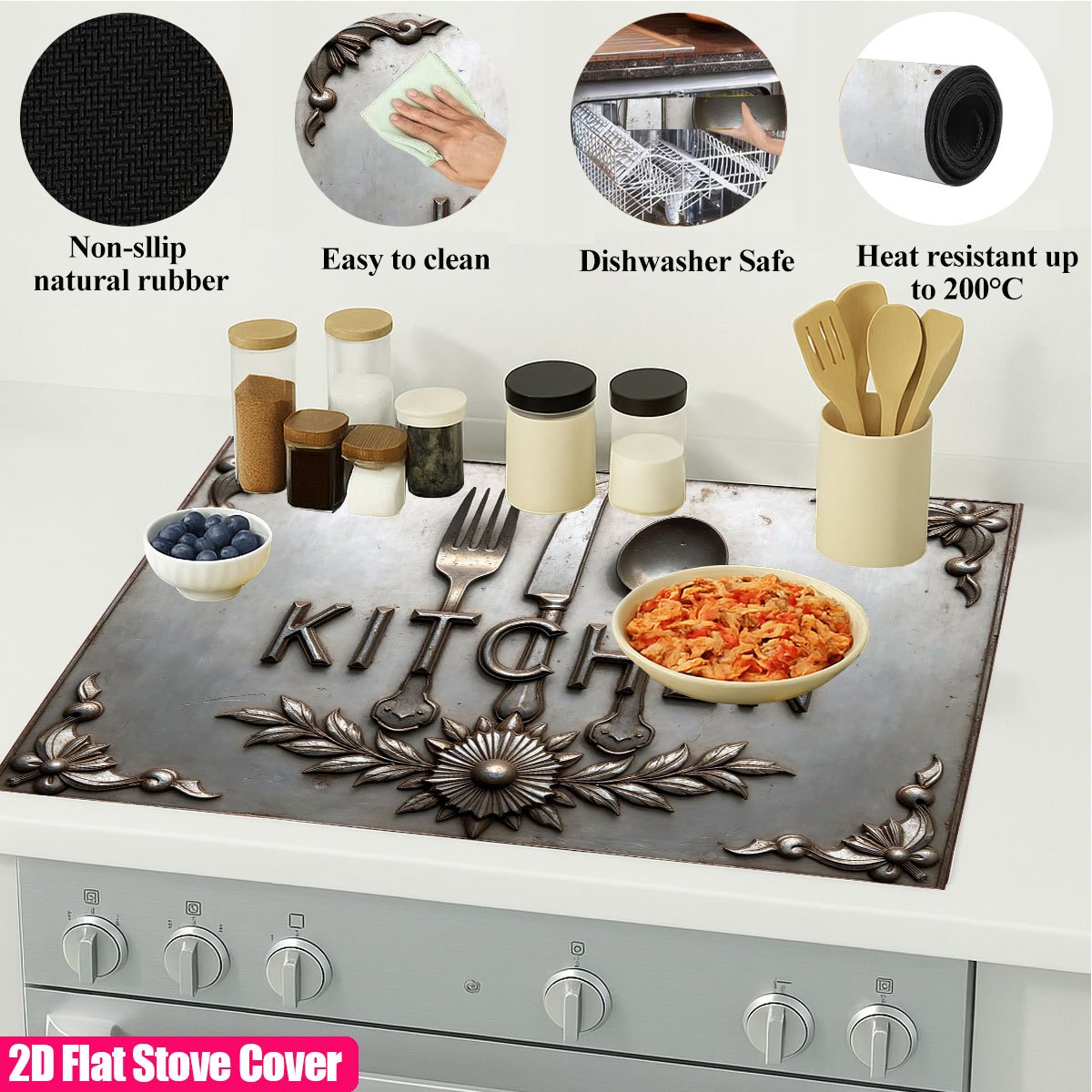 Heavy Duty Metal Stove Top Cov - Kitchen Appliances Electric Stove のレビューと価格