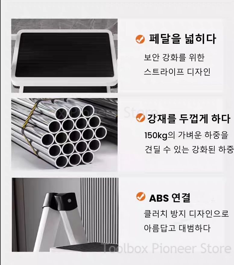 3-Step Foldable Ladder Chair W - Kitchen Appliances In White のレビューと価格