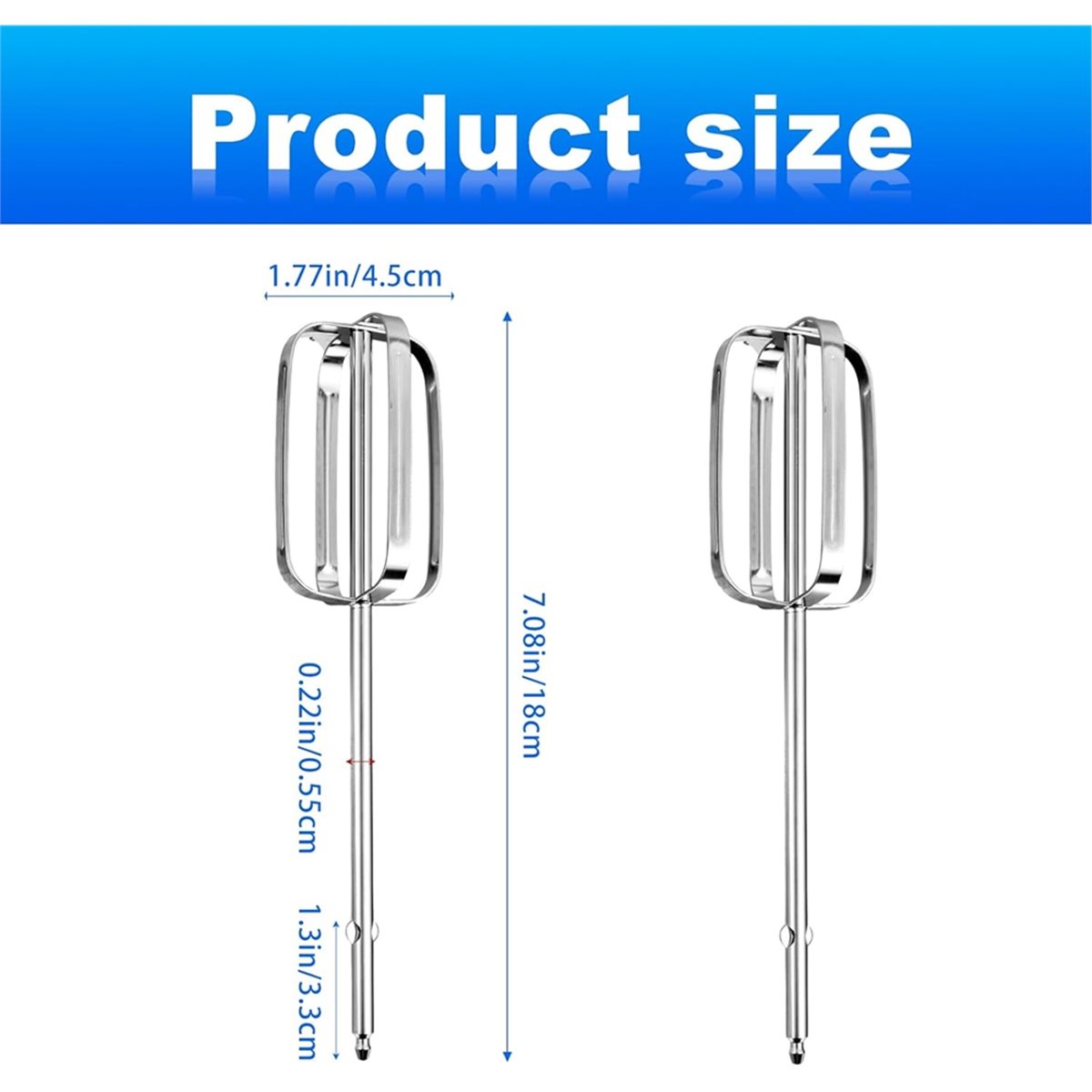 2pcs Hand Mixer Beaters Attach - Hand Mixer Electric のレビューと価格
